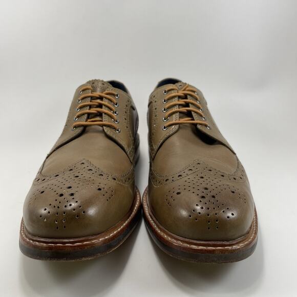 Cole Haan Cooper Wingtip Oxford Lace Up Dress Shoes Mens Size 9 Brown Tan main image 8